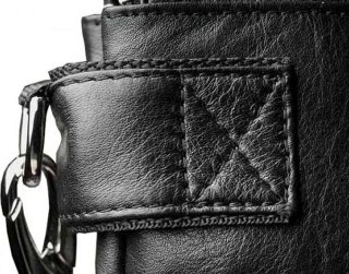 Кожаная сумка Vip Collection 1424 Black flotar