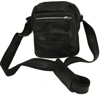 Кожаная сумка Vip Collection 1429 Black flotar