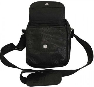 Кожаная сумка Vip Collection 1429 Black flotar