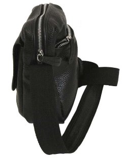Кожаная сумка Vip Collection 1429 Black flotar