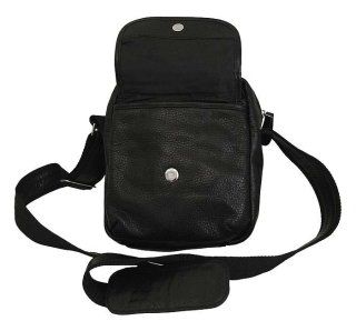 Кожаная сумка Vip Collection 1429 Black flotar