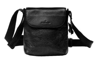 Шкіряна сумка Vip Collection 1431 Black flotar
