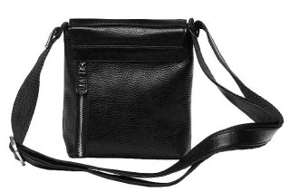 Шкіряна сумка Vip Collection 1431 Black flotar