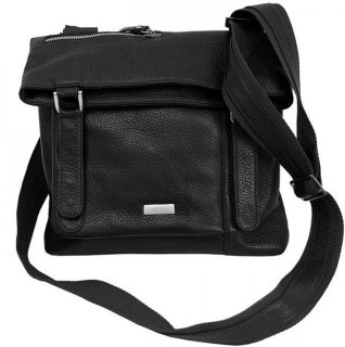 Кожаная сумка Vip Collection 1432 Black flotar