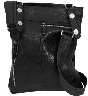Кожаная сумка Vip Collection 1432 Black flotar