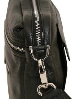 Кожаная сумка Vip Collection 1438 Black flotar