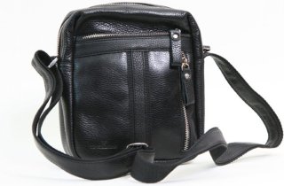 Кожаная сумка Vip Collection 1439 Black flotar