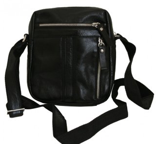 Кожаная сумка Vip Collection 1439 Black flotar
