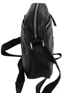 Кожаная сумка Vip Collection 1439 Black flotar