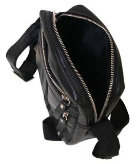 Кожаная сумка Vip Collection 1439 Black flotar