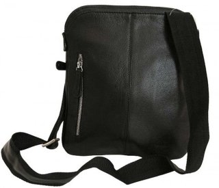 Кожаная сумка Vip Collection 1440 Black flotar
