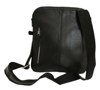 Кожаная сумка Vip Collection 1440 Black flotar