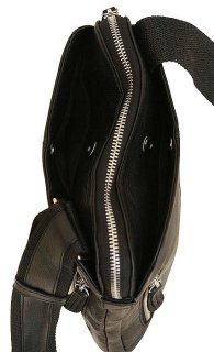 Кожаная сумка Vip Collection 1440 Black flotar