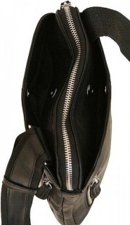 Кожаная сумка Vip Collection 1440 Black flotar
