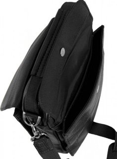 Кожаная сумка Vip Collection 1444 Black flotar
