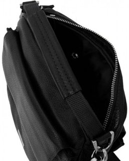 Кожаная сумка Vip Collection 1444 Black flotar
