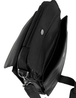 Кожаная сумка Vip Collection 1444 Black flotar