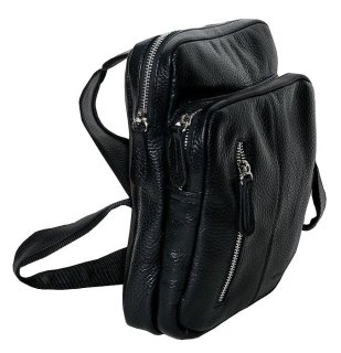 Шкіряна сумка Vip Collection 1447 Black flotar