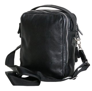 Кожаная сумка Vip Collection 1449 Black flotar