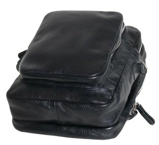 Кожаная сумка Vip Collection 1449 Black flotar
