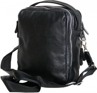 Кожаная сумка Vip Collection 1449 Black flotar