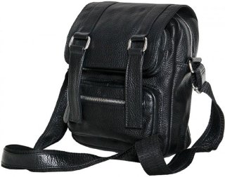 Кожаная сумка Vip Collection 1450 Black flotar