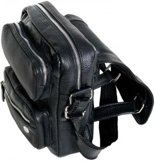 Кожаная сумка Vip Collection 1450 Black flotar
