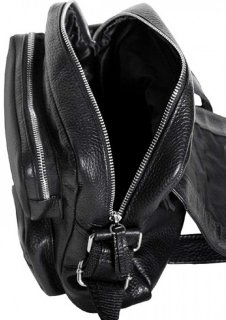 Кожаная сумка Vip Collection 1450 Black flotar