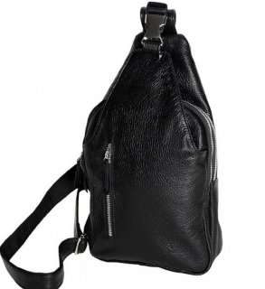 Кожаная сумка Vip Collection 1451 Black flotar