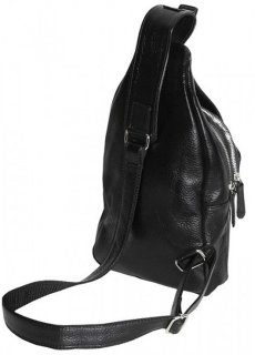 Кожаная сумка Vip Collection 1451 Black flotar