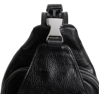 Кожаная сумка Vip Collection 1451 Black flotar