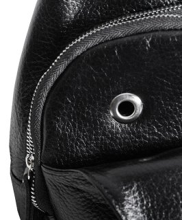 Кожаная сумка Vip Collection 1451 Black flotar