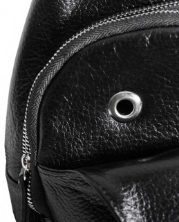 Кожаная сумка Vip Collection 1451 Black flotar
