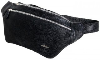 Шкіряна сумка Vip Collection 1452 Black flotar