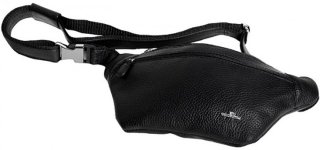 Шкіряна сумка Vip Collection 1452 Black flotar
