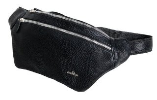 Шкіряна сумка Vip Collection 1452 Black flotar
