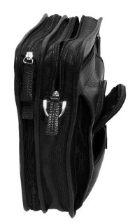 Кожаная сумка Vip Collection 2719 Black flotar