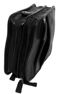 Кожаная сумка Vip Collection 2719 Black flotar