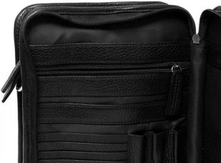 Кожаная сумка Vip Collection 2719 Black flotar