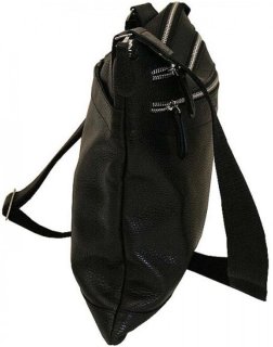 Кожаная сумка Vip Collection 296 Black flotar