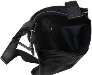 Кожаная сумка Vip Collection 296 Black flotar