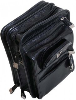 Кожаная сумка Vip Collection Y 2719 Black
