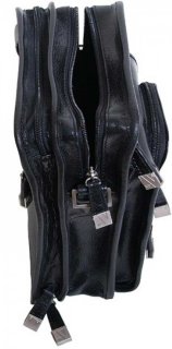 Кожаная сумка Vip Collection Y 2719 Black