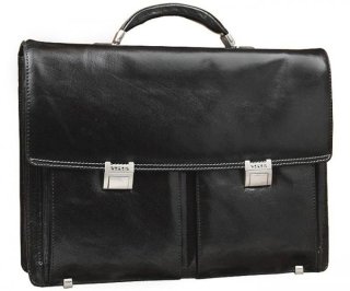 Кожаний мужской портфель VERUS V 117 Black