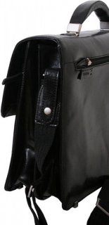 Кожаний мужской портфель VERUS V 117 Black