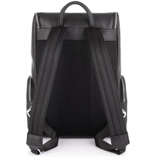 Кожаный мужской рюкзак Tiding Bag Черный