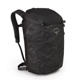 Легкий городской рюкзак Osprey Transporter Zip с отделением под ноутбук на 30 л Черный