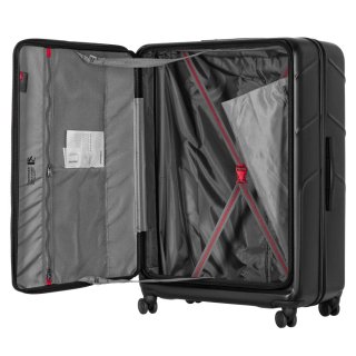 Максимально містка велика валіза Wenger Amplix Hardside Large – 147/170 л, 6,27 кг Чорний