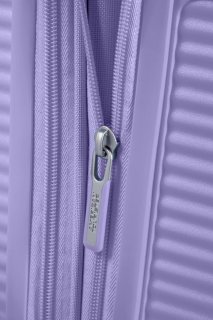 Малый чемодан American Tourister Soundbox ручная кладь – 35,5 / 41 л, 2,6 кг Лавандовый