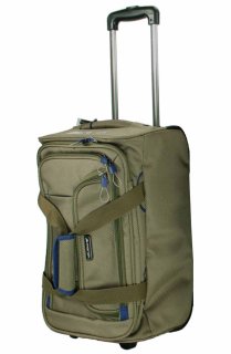 Мала дорожня сумка-валіза на 2-х колесах 40 л MARCH Gogobag хакі